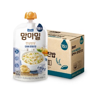 [매일유업] 맘마밀 안심밥상 15개월 닭백숙찹쌀진밥 100G 10팩
