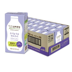 [매일유업] 상하목장 유기농우유 락토프리 190ML*24