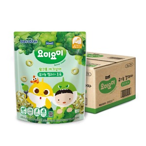 [매일유업] 요미요미 핑크퐁 유기농 쌀과자 초록 25G*8